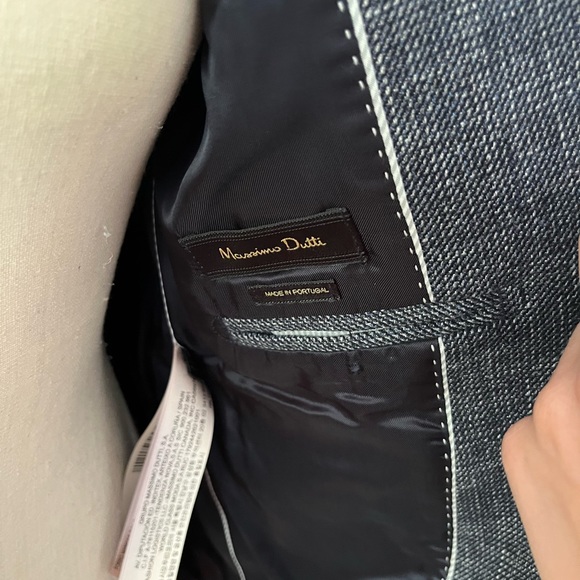 Massimo Dutti deep blue blazer - Picture 3 of 3
